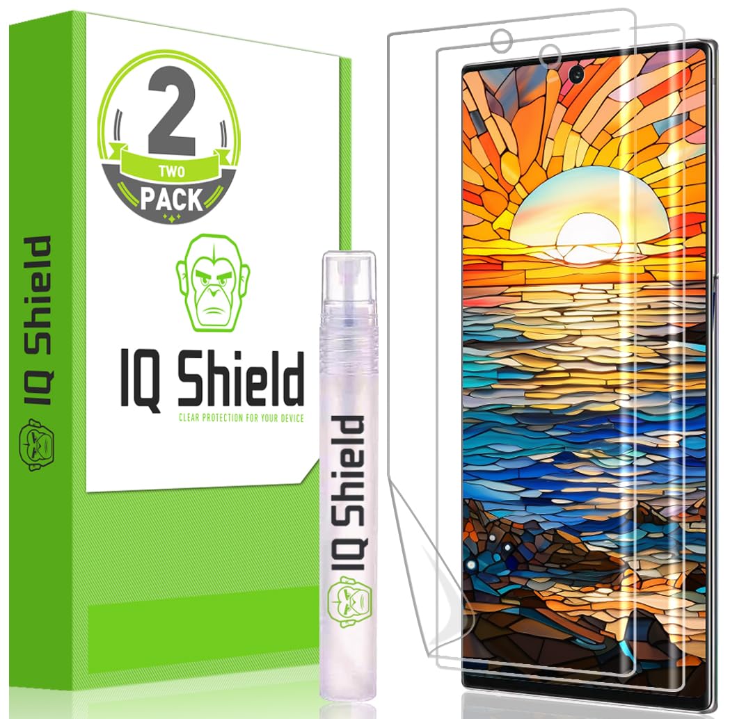 IQ Shield Screen Protector Compatible with Samsung Galaxy Note 10 (6.3 inch Display)(2-Pack)(Case Friendly) Anti-Bubble Clear Film