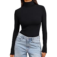 Women's Turtleneck Long Sleeve Shirts Spring Fashion Basic Thermal Underwear Tops Winter Clothes 2026