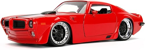 Jada Big Time Muscle 124 1972 Pontiac Firebird - Coche fundido a presión, juguetes para niños y adultos
