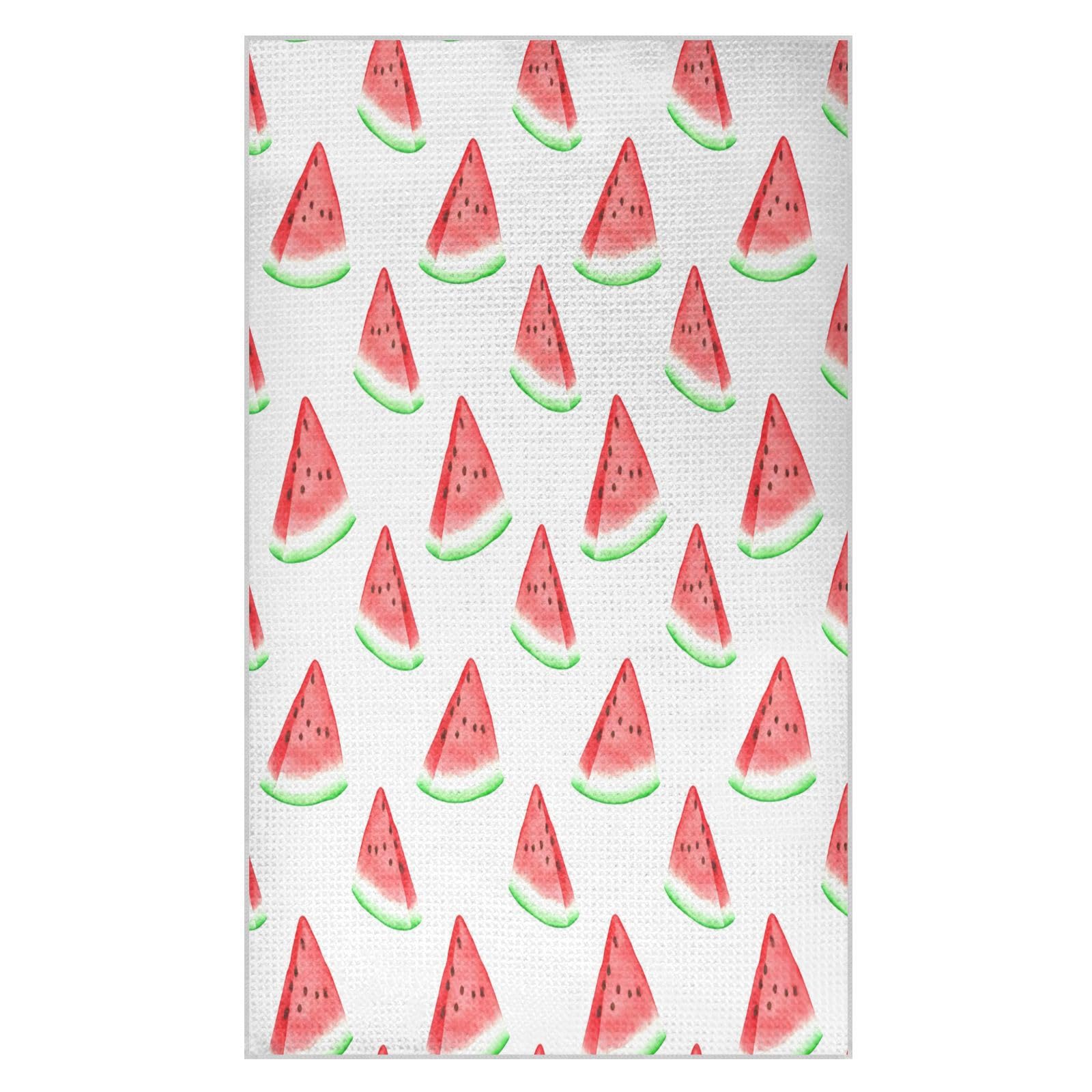JiangGgen Watermelon Kitchen Towels 2-Pack Soft Absorbent Dish Towels