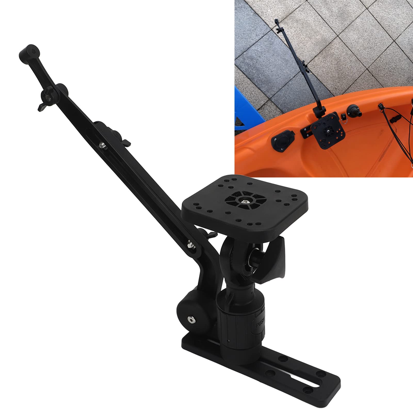 fish finder transducer mounting accessories Universal Bracket Fishfinder Transducer Bracket Rotatable Portable Mount Rack Stand 360° Adjustable Rotatable Universal Fish Boat Finder Bracket for Fishing : Electronics on tube transducer mount is universal and fits pretty much any transducer out there Humminbird MHX XNPT Portable Transducer