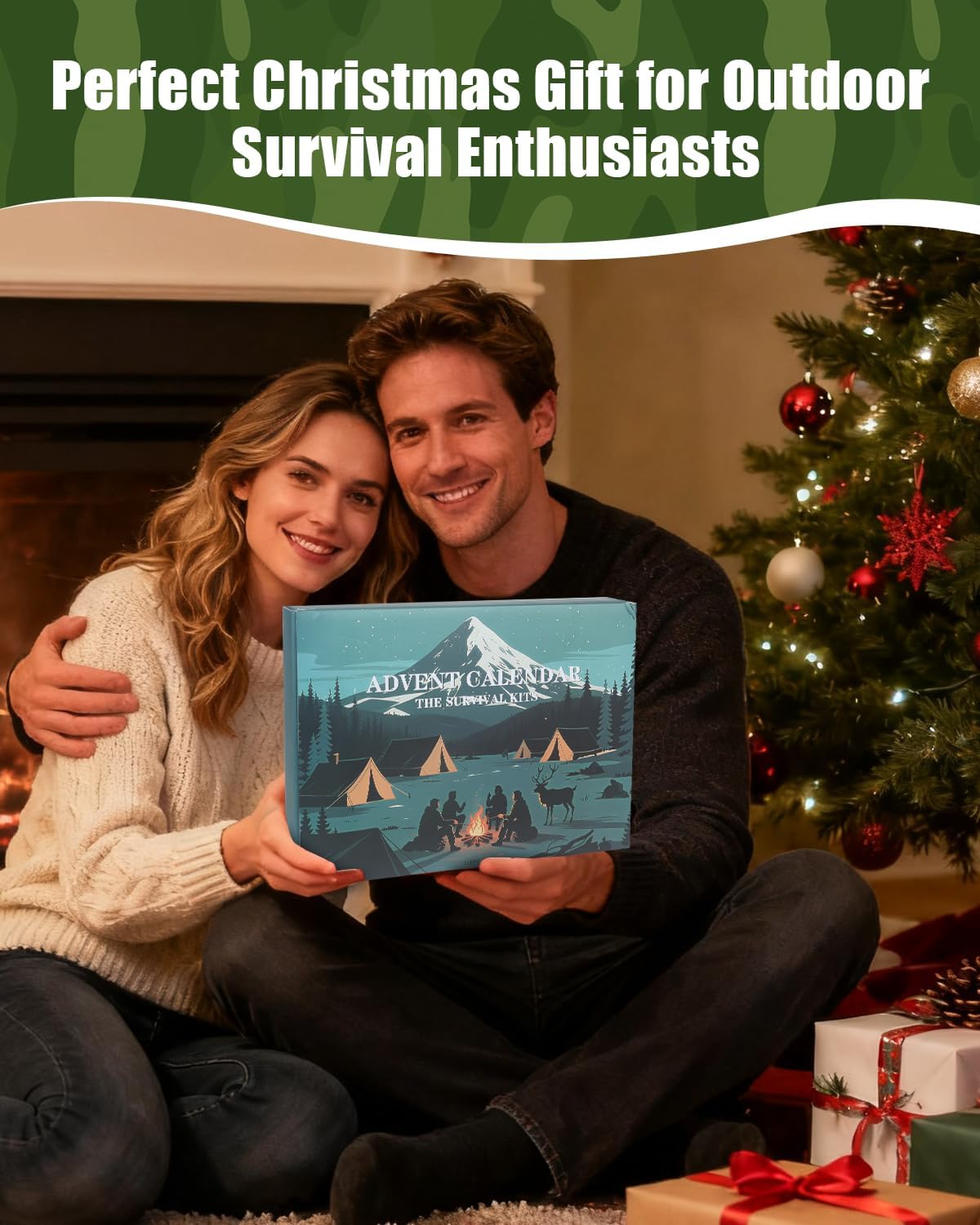 Advent Calendar 2025, Survival Kit 24-Day Christmas Countdown – Outdoor & Emergency Survival Tools, Camping Gear & Cool Gadgets – Xmas Gift for Men, Teens, Outdoor Enthusiasts - Image 7