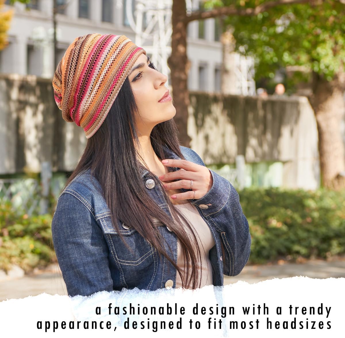 CHARM Men Summer Beanie Knit - Women Hipster Slouchy Hat Boho Street Crochet Cap