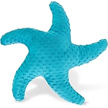Marble Empire Starfish Pillow for Couch and Bed, Coastal Decor Throw Pillow, Ocean Beach Theme Accent Pillow for Living Room（Turquoise）