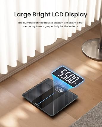 RENPHO 550lb Digital Scale for Body Weight, Large LED Display, Core 1L