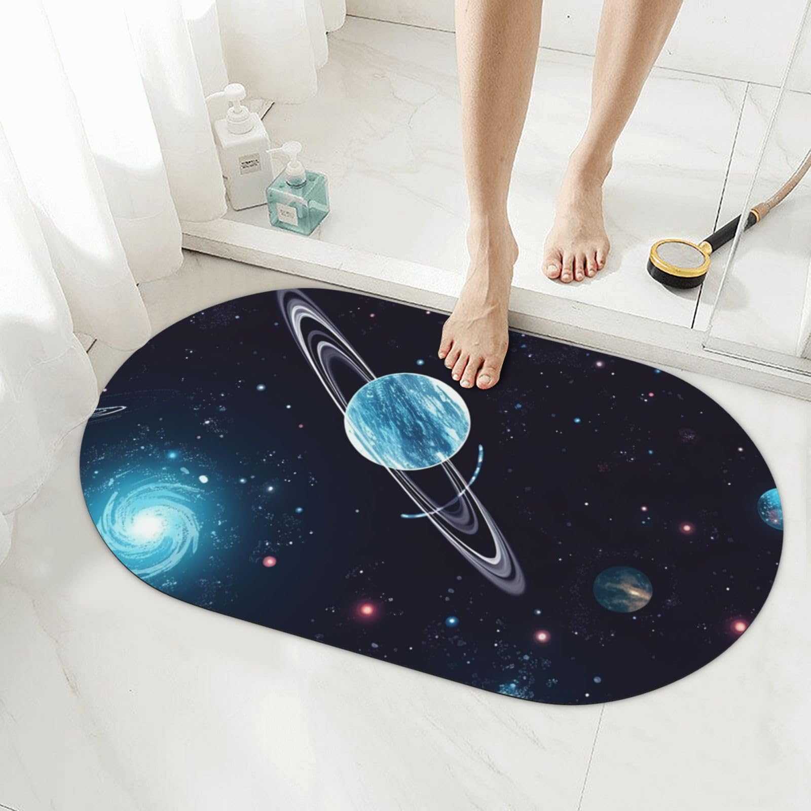 Tapis de bain en pierre terre de diatomée tapis de sol douche