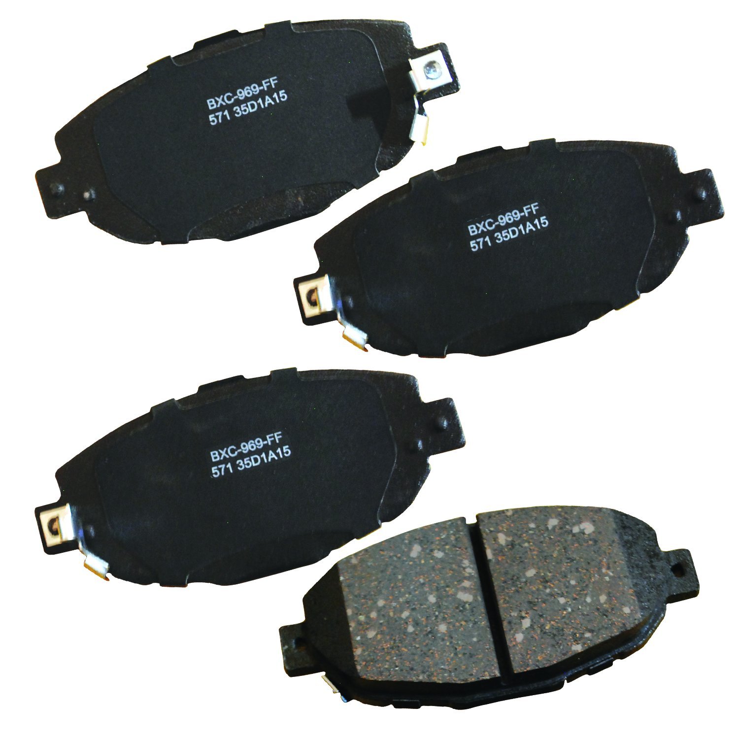 Bendix Premium SBC571 Ceramic Front Brake Pads for Lexus SC300 2000-1999, SC400 2000-1992