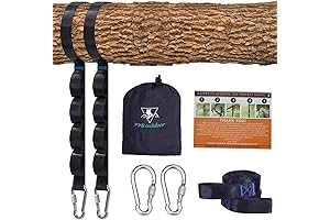 Tree Swing Straps Kit 20 Loops Heavy Duty Carabiners
