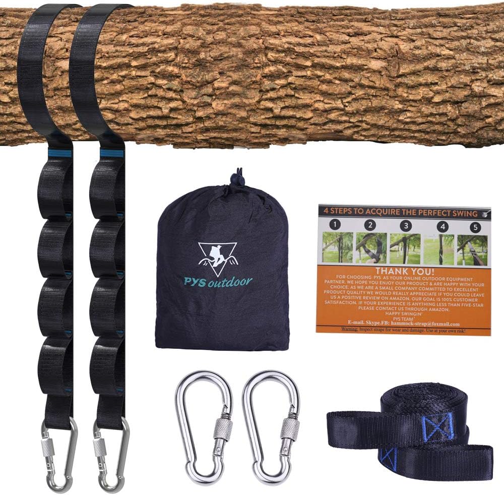 Tree Swing Straps KitTwo Adjustable (20loops Total) Straps Hold 2000lbs Two Heavy