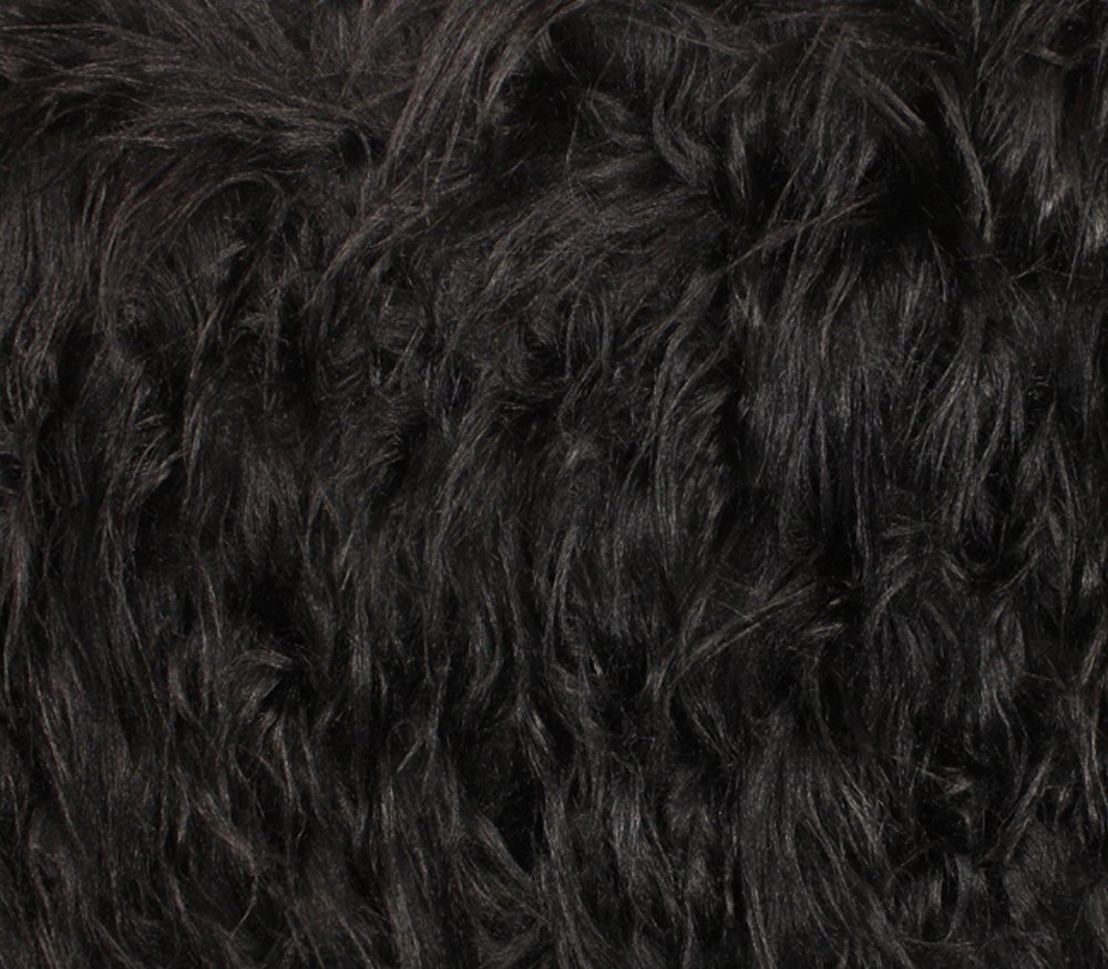 Amazon.com: Faux Fur Fabric Long Pile Gorilla Black / 60