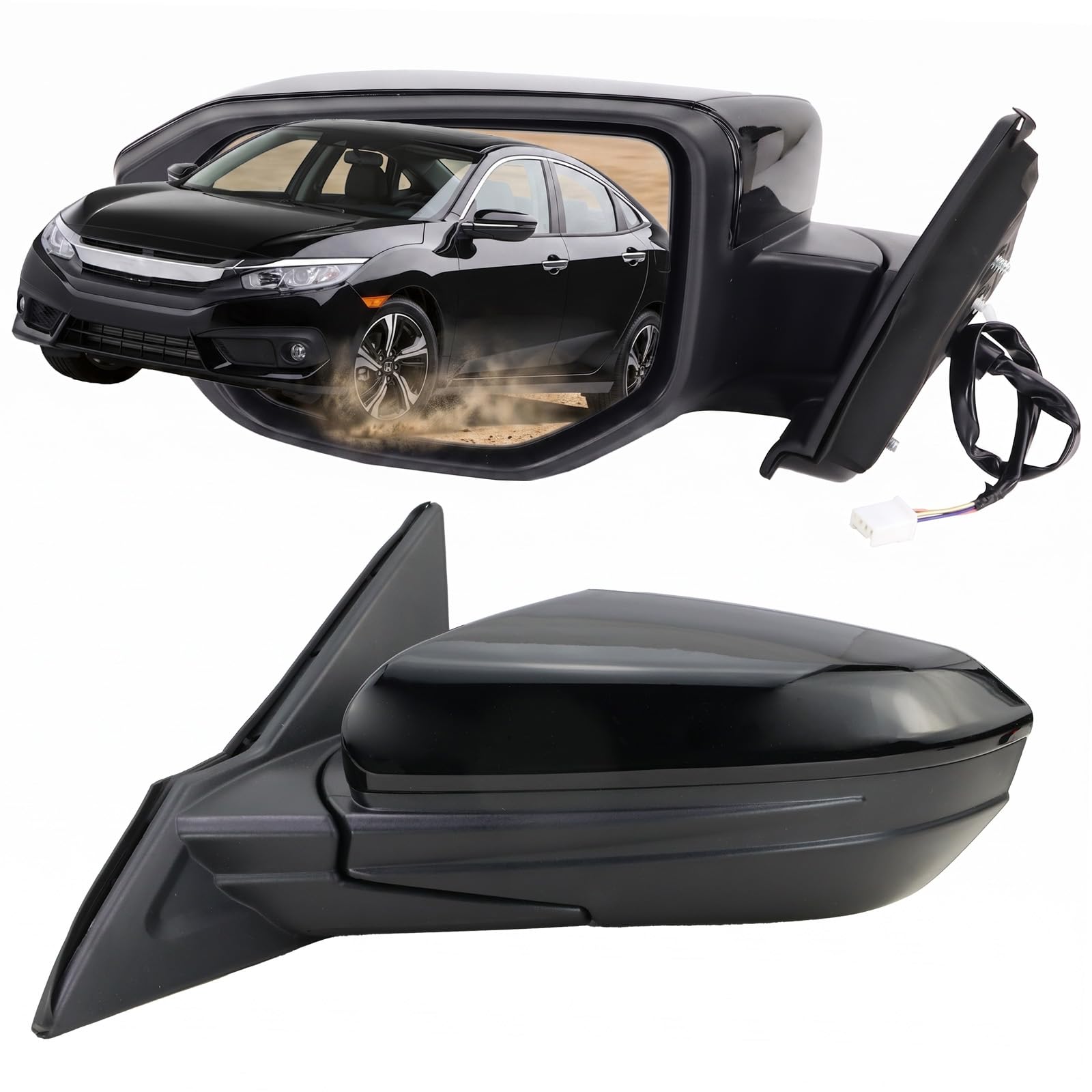 Amazon.com: Lqito Left Driver Side Door Mirror For 2016-2021 HONDA