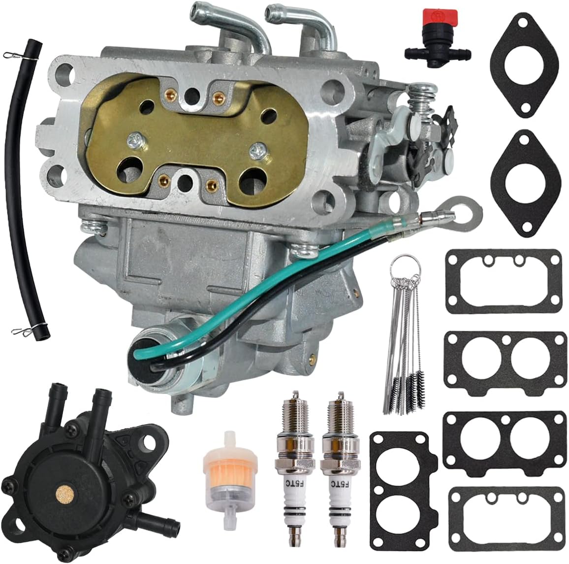 15003-7077 Carburetor Fit for Kawasaki FH601V 19 hp 4 Stroke Engine Replace 15003-7041 Carb