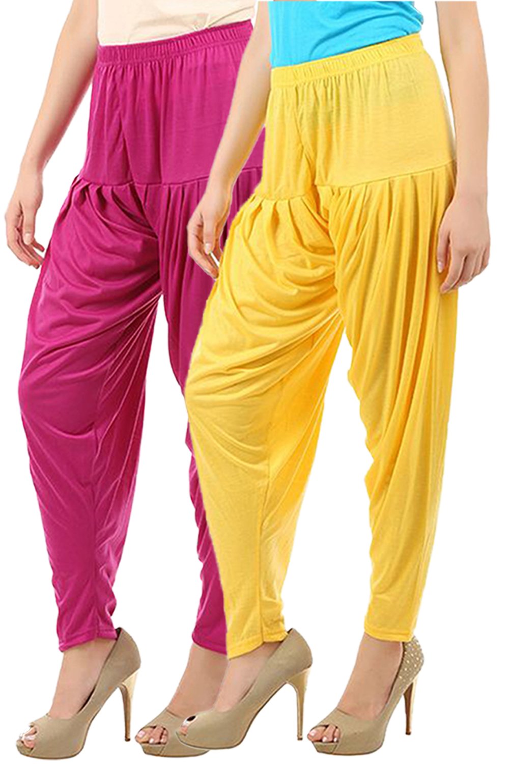 buy that trendz Viscose Womens Dhoti Salwar Harem Patiala Bottoms Pants-picture-27
