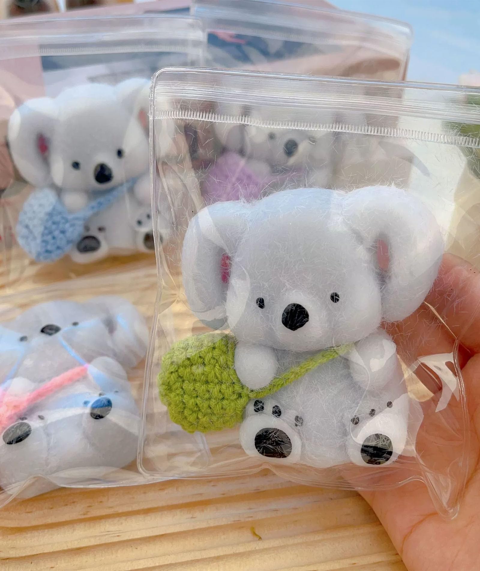 Taba Squishy, Squishy , Squishy Ball Cute Squeeze Rebound Sensory Funny Novelty Cute Animals Fidget for Boys Girls Birthday Party Gifts (Koala Backpack Color Random) 3