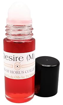 Desire - Type for Men Cologne Body Oil Fragrance [Roll-On - Red - 1 oz.] - ID#6288