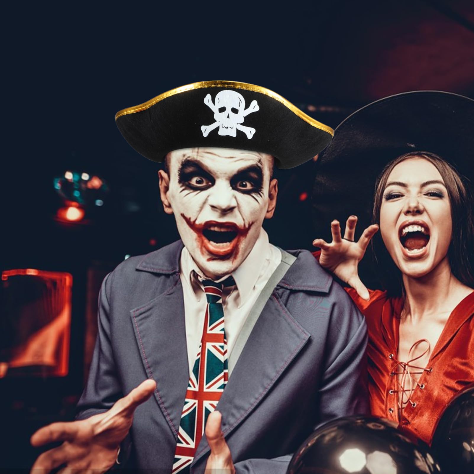 6 cappelli da pirata, per carnevale, per feste, cosplay, per feste e cosplay, per feste