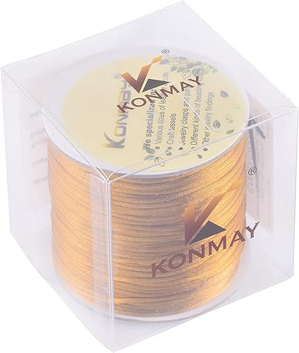 Vista 190 de KONMAY - Cuerda de nailon para hacer manualidades tipo bisutería, macramé o crochet, joyería, nudos chinos, Kumihimo, disponible en varios tamaños