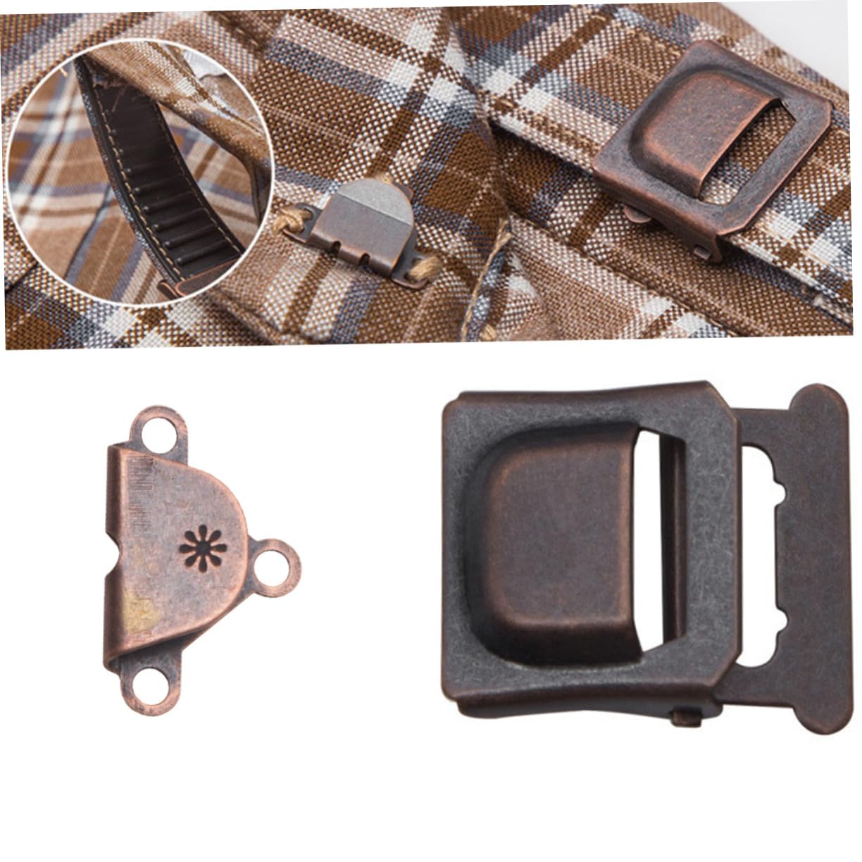 NUOBESTY 30juegos Ganchos De Pantalones Para Costura De Accesorios De Bricolaje Para Ropa Para Faldas y Material y Resistente