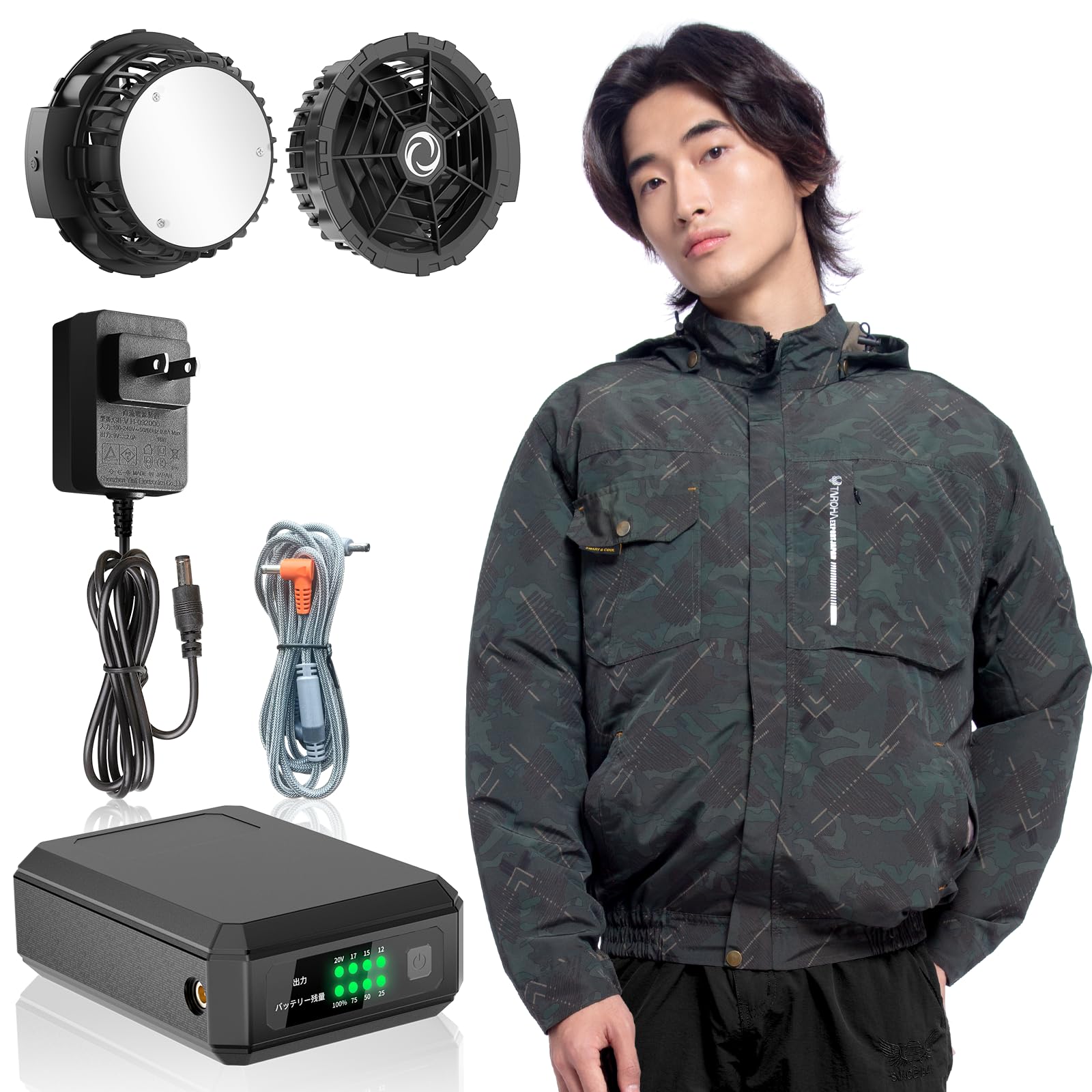 Amazon.co.jp: [Hon&Guan] 2026新型 ペルチェ冷却 × 空調作業服 ファン