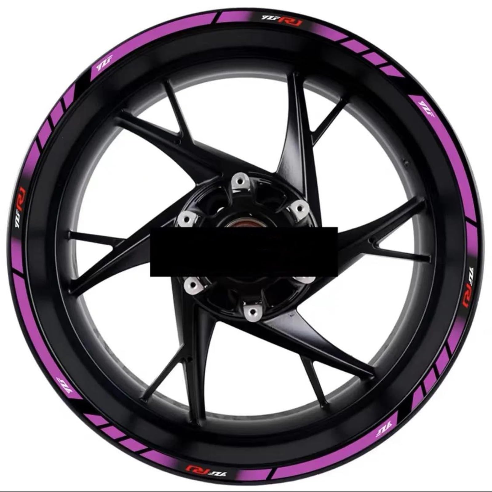 Stickers Motorcycle Accessories Reflective Rim Edge Stripes Wheel Stickers for YZFR1 YZF-R1(Style 17)