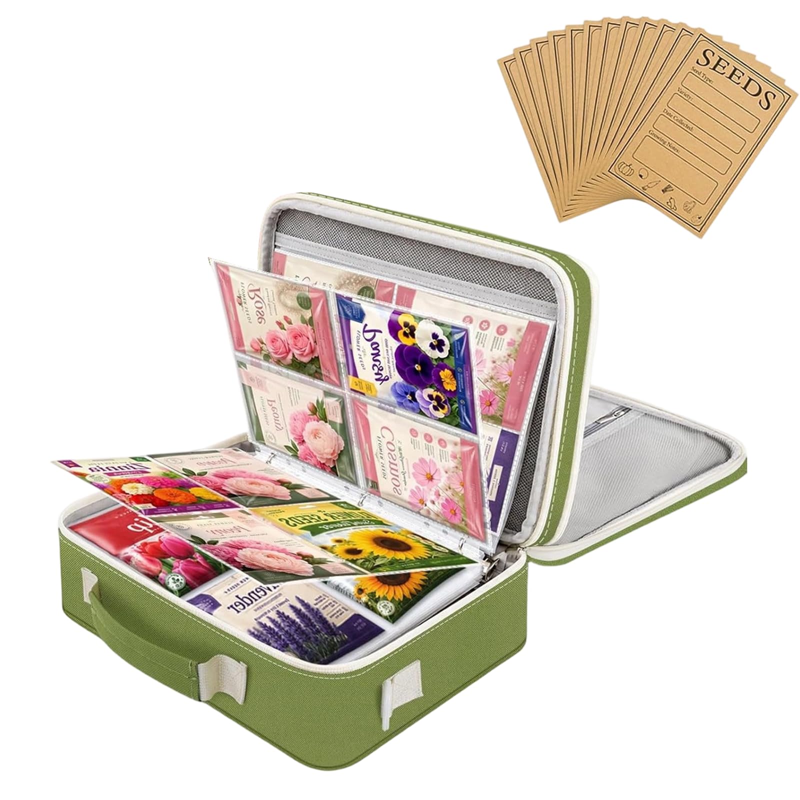 Kaeltsyn Premium Gardening Plant Care Set with Archival Safe Sheets and Comfortable Carrying Alternatives Water Resistant Stone Keeper