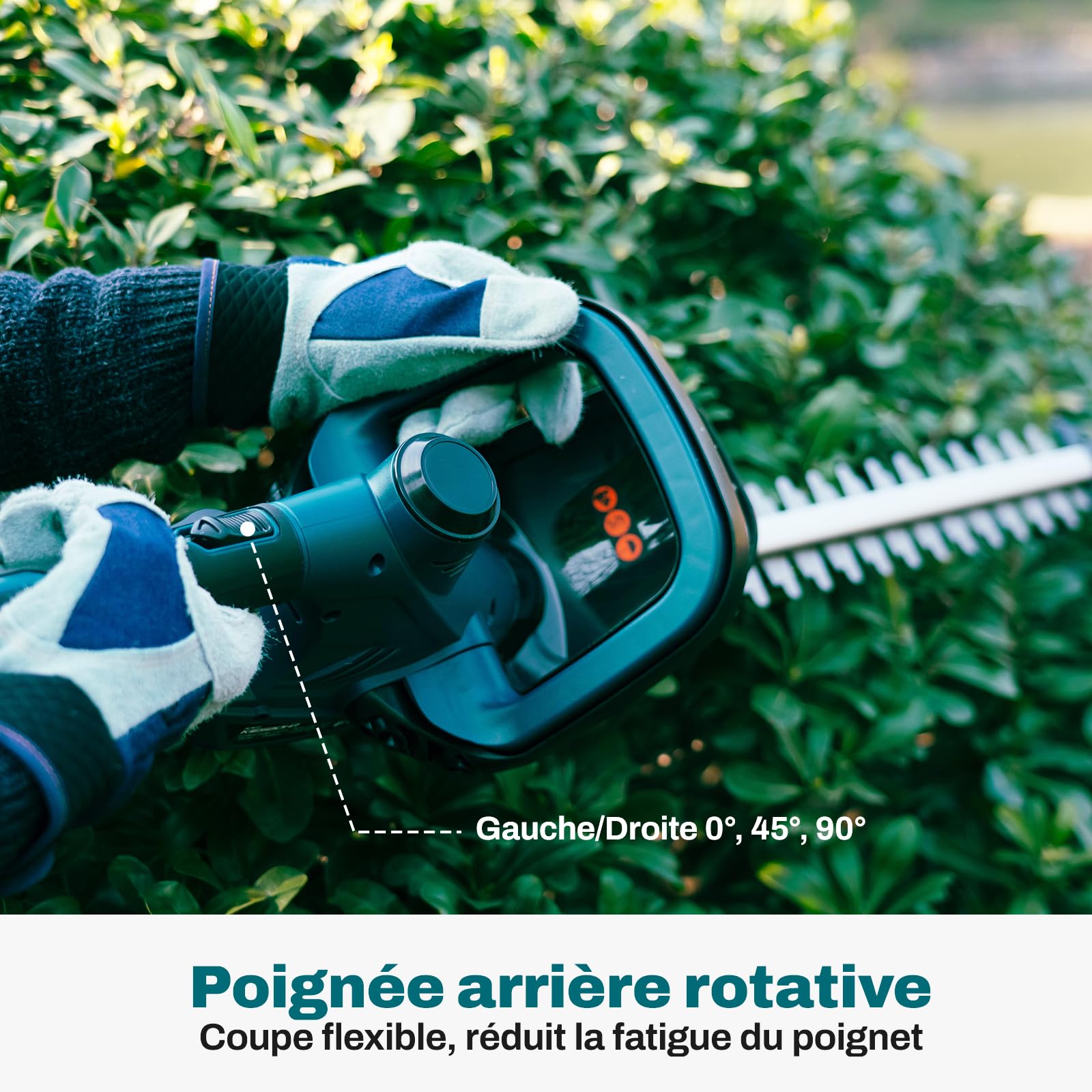 Taille-Haie sans Fil 51 cm, 16 mm, pour Makita 18V(sans Batterie)
