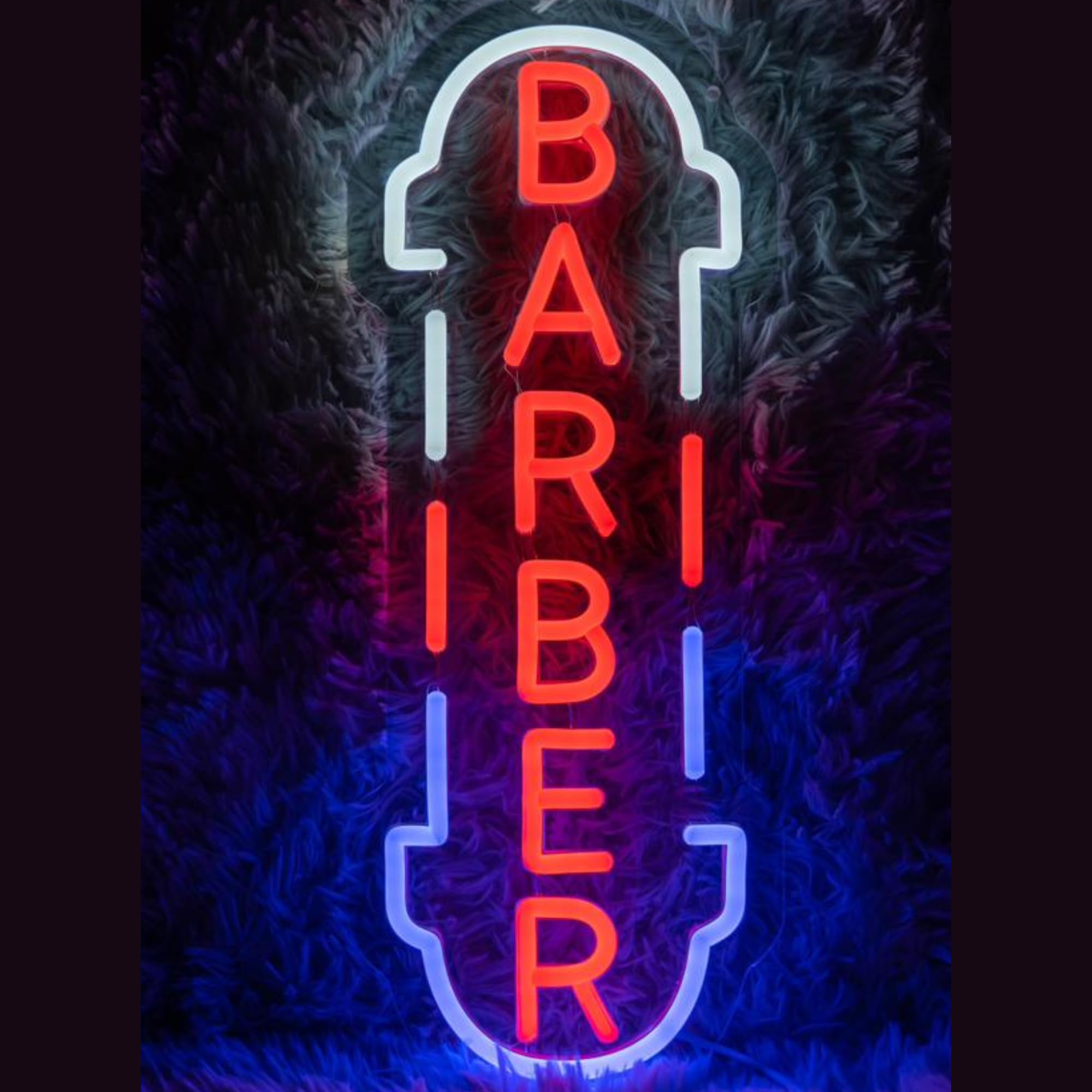 Amazon.co.jp: 理髪店の看板(大 - 24x9.2インチ - 12Vアダプター