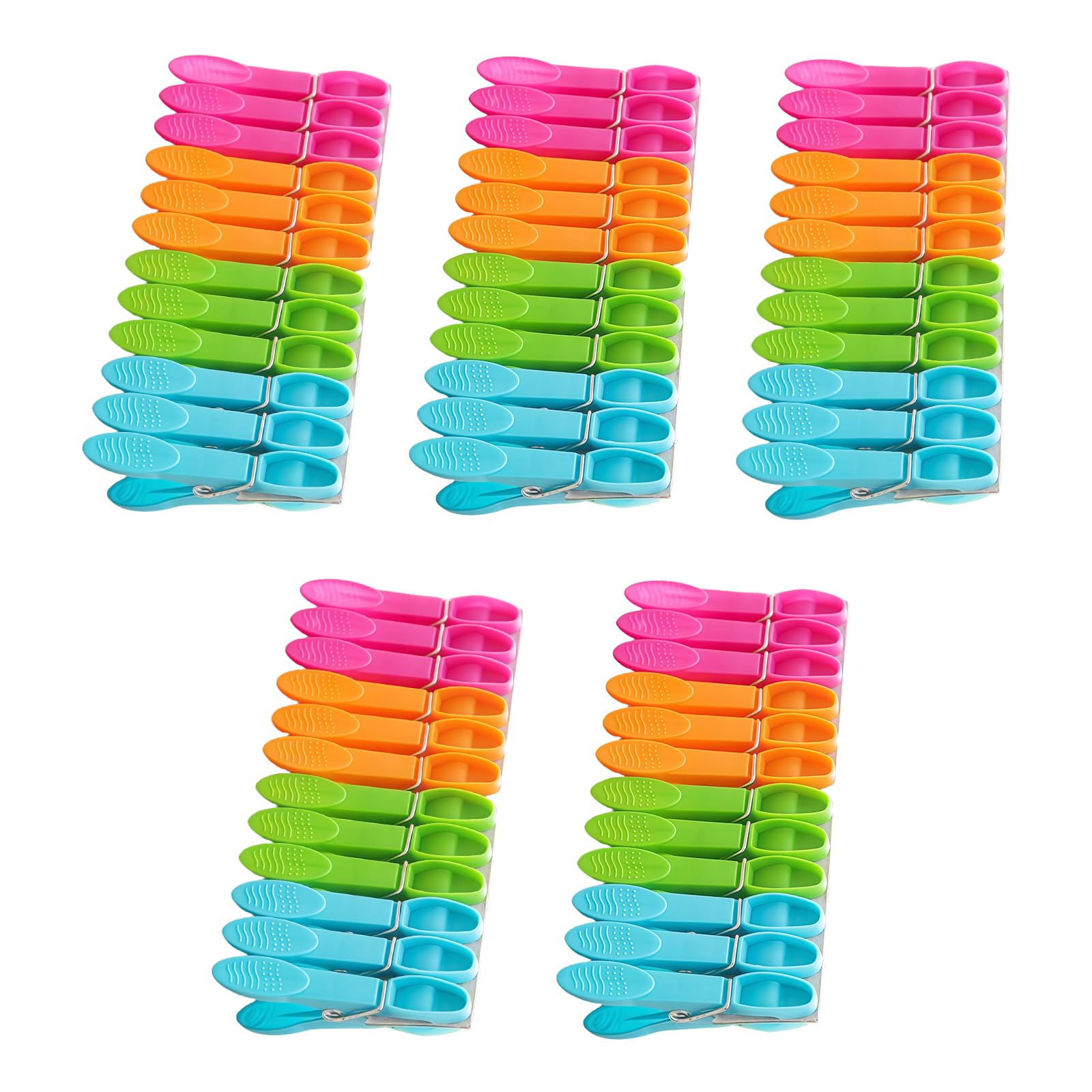 ZWWAAZHF Safe Clothespins Vibranting Color for Kids Room Decoration Strong Holds Outdoor Clothes Pegs Thick Fabric Clothes Clip