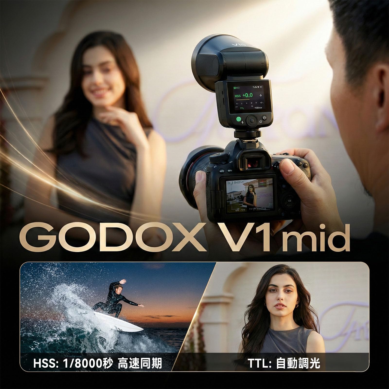 Amazon | 【電子版日本語説明書】Godox V1 MID S TTL フラッシュ Sony 