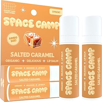 Wellness Jumbo Lip Balm Salted Caramel Organic Flavored Balm (Pack of 2)