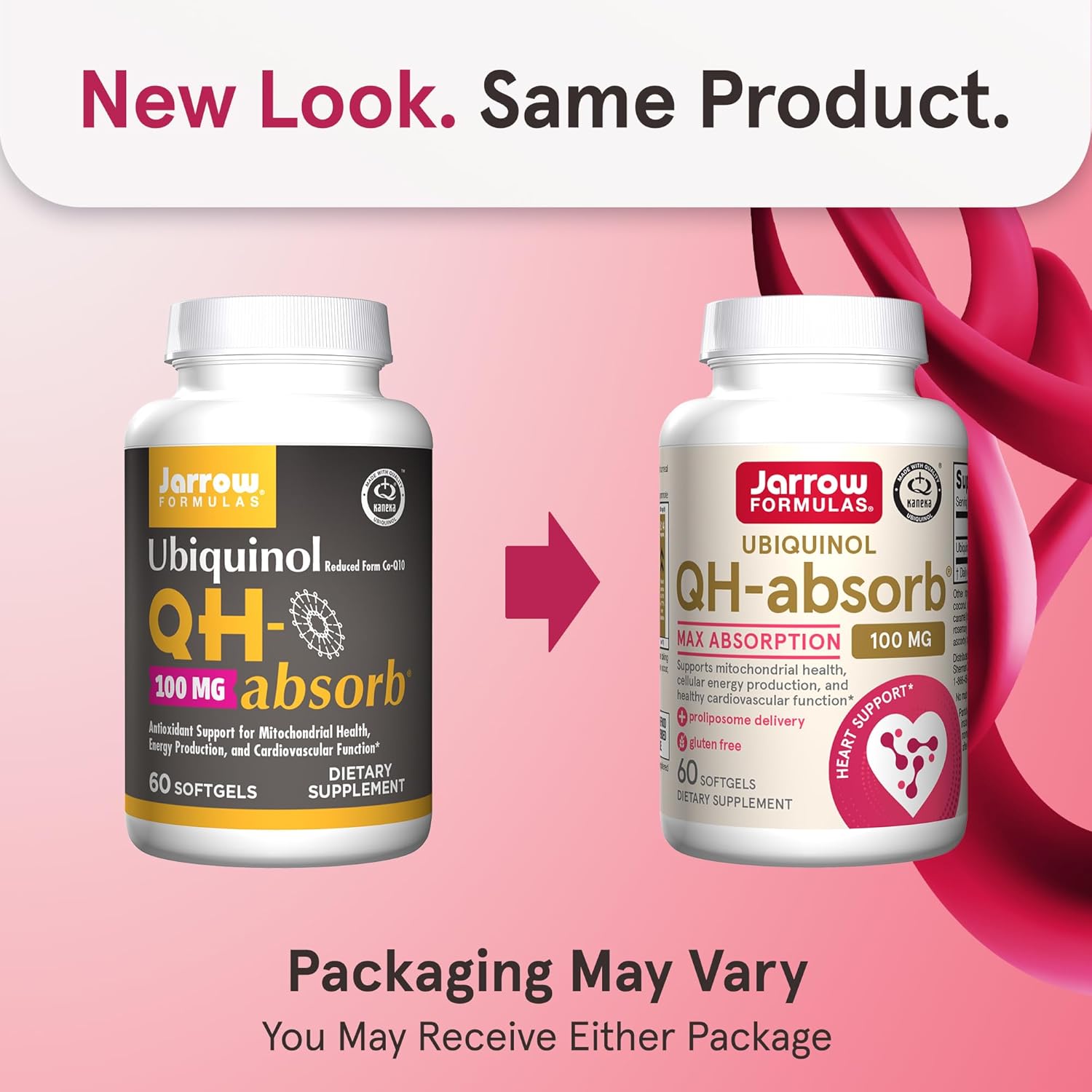 Jarrow Formulas QH-Absorb Ubiquinol 100mg - 60 Softgels - High Absorption & Active Antioxidant Form of Co-Q10 - Supports Mitochondrial Energy Production & Healthy Cardiovascular Function - Image 2