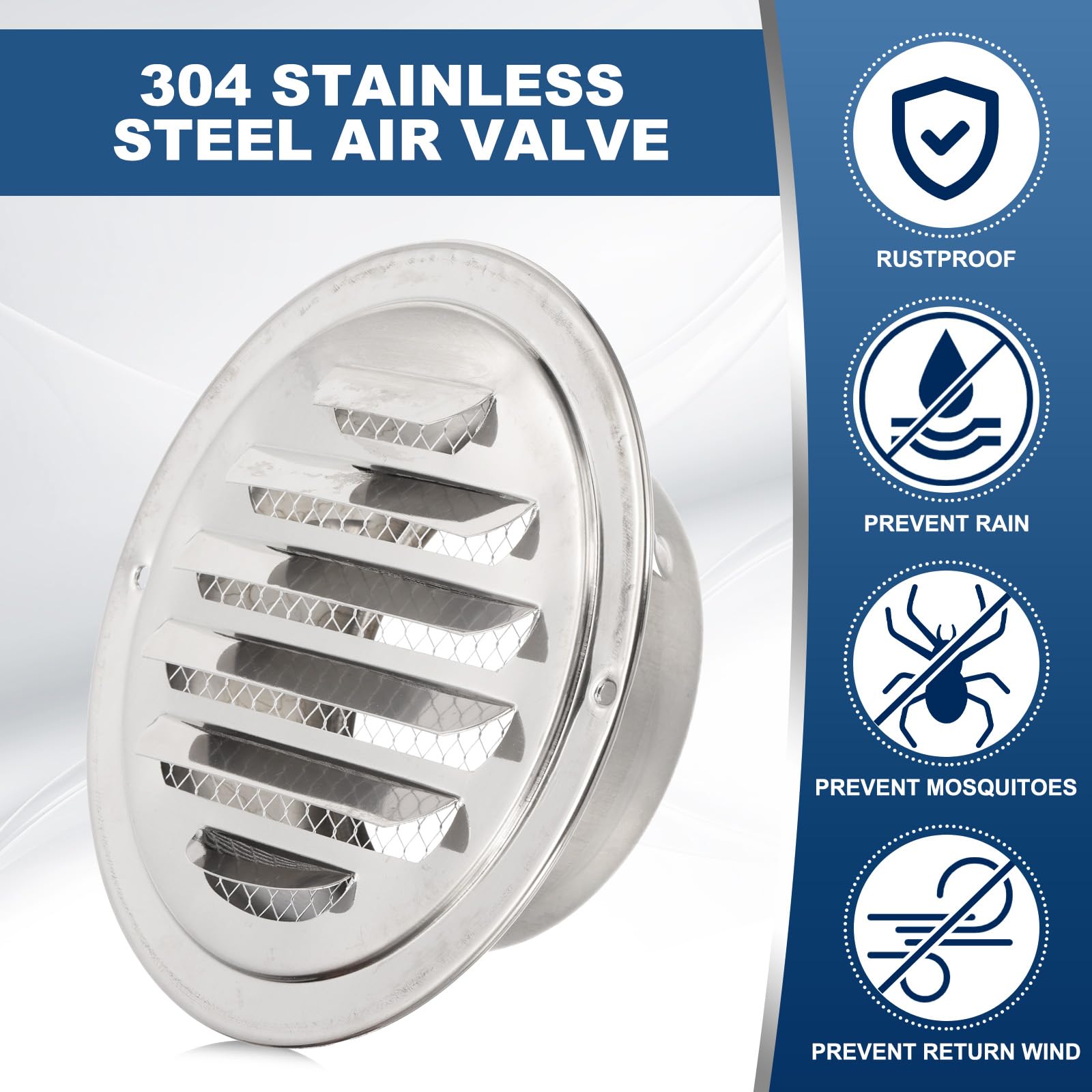 PATIKIL 4 Inch Round Air Vents - Image 3