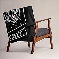 Vista 3 de The Hermit Tarot - Manta de carta del tarot – Grim Reaper gótico Halloween decoración del hogar (negro y blanco) (60 x 50 pulgadas)