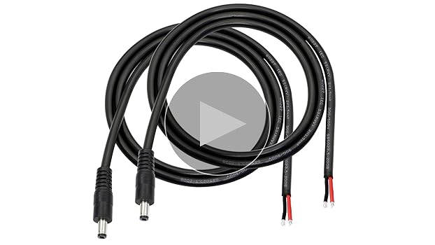 Cavo Prolunga Alimentazione DC 8m - Jack 5,5x2,1 Mm Per Telecamere, Router, LED - Foto 8