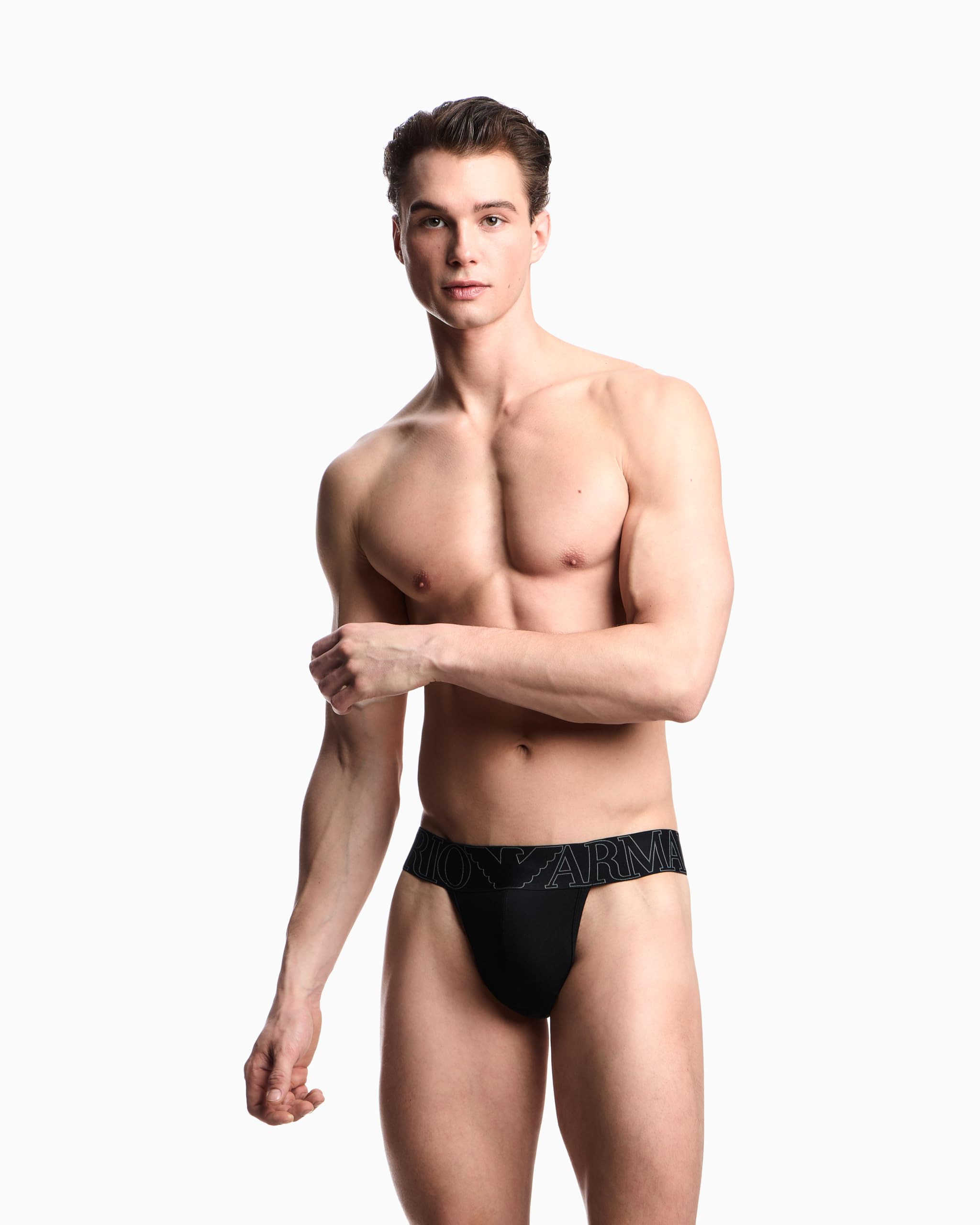 Emporio Armani Megalogo Thong Slip a Tanga Uomo (Pacco da 1)