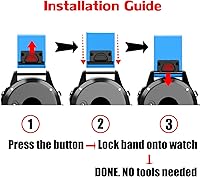Vista 36 de ANCOOL - Correa para Garmin Fenix 5S, de ajuste fácil, de silicona suave de 20 mm de ancho, correa de reloj para Fenix 5S
