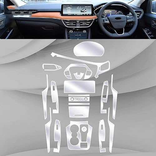 Miniatura 4 de CKLS Car Interior Film Dashboard Piano Board Shift Center Console Anti-Scratch Transparent TPU PPF Film,for Ford Regent 2020-2023