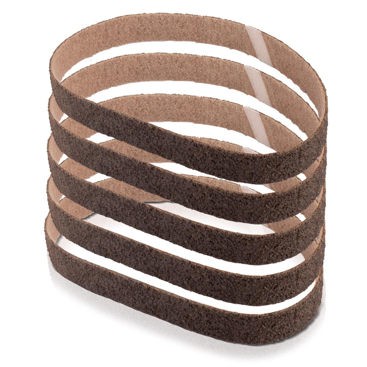 STAHLWERK Set di 5 nastri abrasivi in tessuto non tessuto, grana grossa, 40 x 760 mm, nastro abrasivo universale, abrasivo per levigatrici a nastro, levigatrici a nastro e levigatrici
