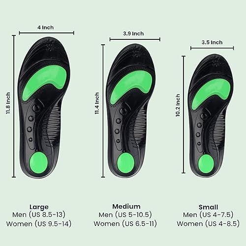 Miniatura 8 de Plantillas de gel que ofrecen absorción de impactos y amortiguación para aliviar los pies, cómodas plantillas de masaje de pies, plantillas de