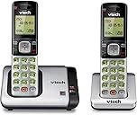 VTech CS6719-2 2-Handset Cordless Phone with Caller ID/Call Waiting, Handset Intercom & Backlit Display/Keypad, Silver
