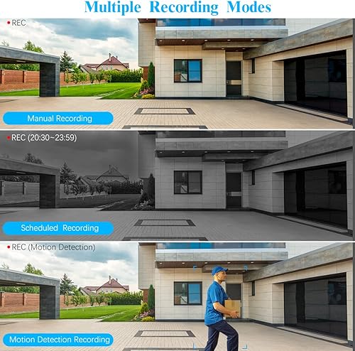Miniatura 9 de 4K8.0 megapíxeles y 130  ultra gran angular de 2 vías de audio PoE sistema de cámara de seguridad para el hogar al aire libre con cable Sistema de