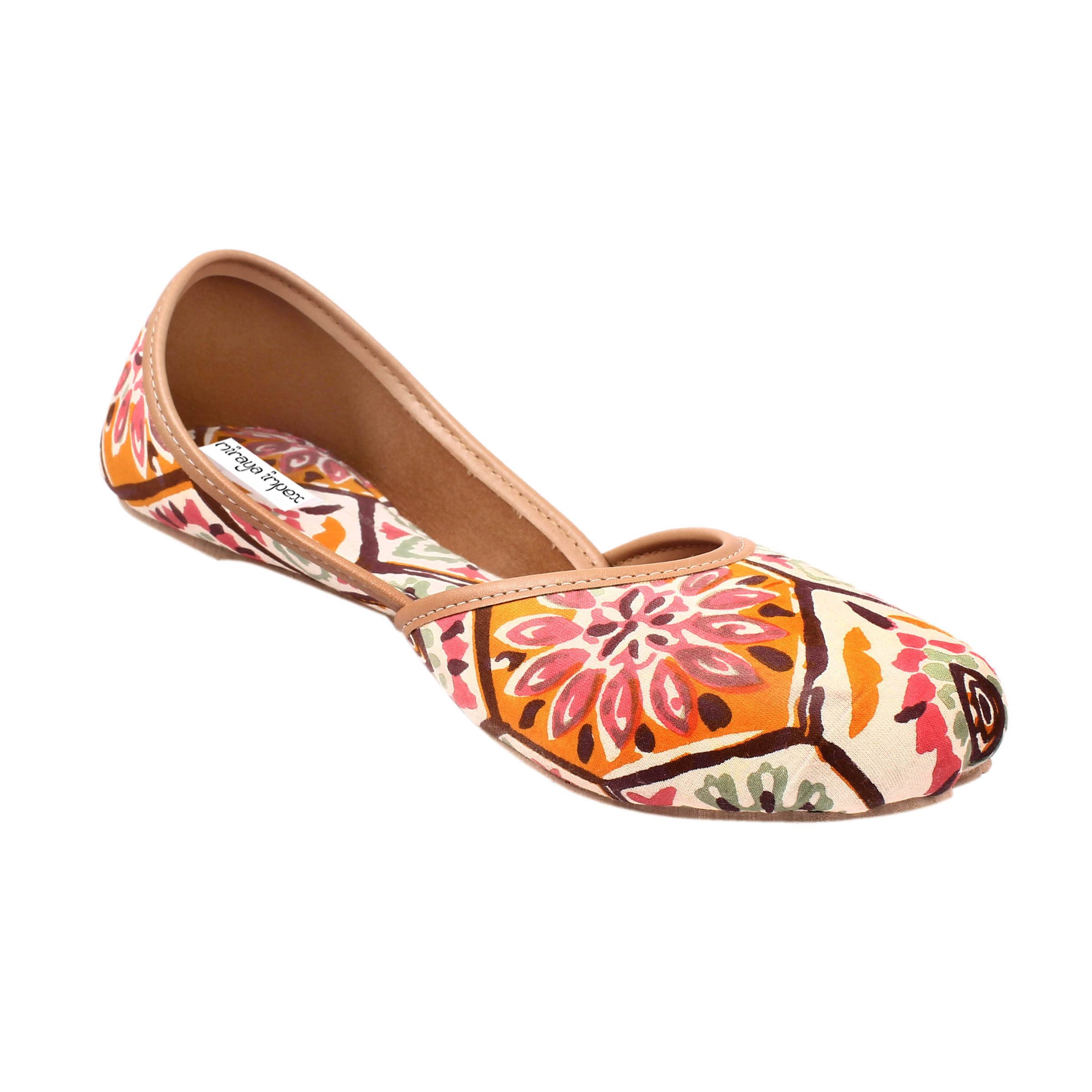 MIRAYA Women's Ethnic Flats || Women's Traditional Slip-On Mojari Jutti, Rajasthani Jutti Jutti-0500-image-39