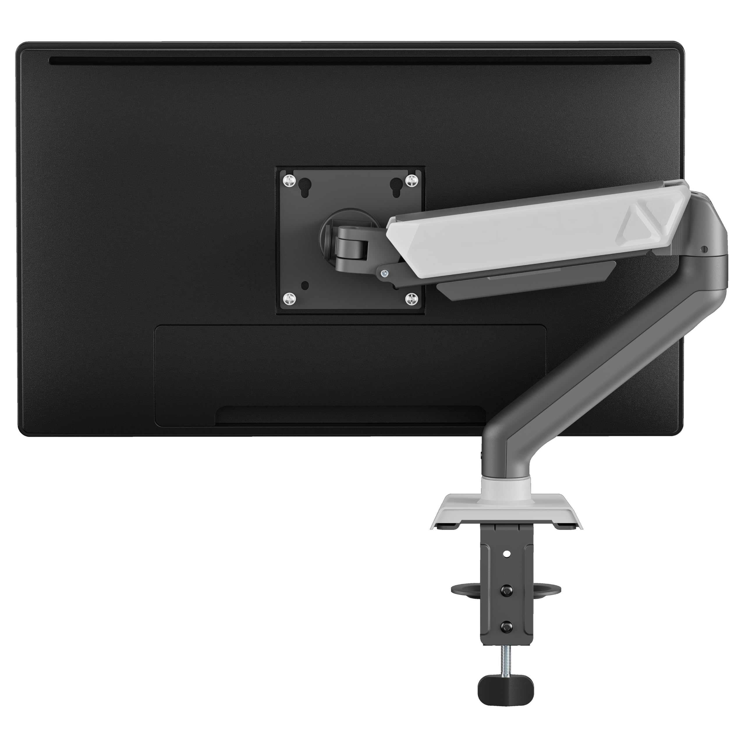 ProperAV Soporte articulado para Monitor de Escritorio con Brazo oscilante de 17 Pulgadas, 19 Pulgadas, 21 Pulgadas, 22 Pulgadas, 23 Pulgadas, 24 Pulgadas, 27 Pulgadas, 32 Pulgadas, VESA MAX 100 x