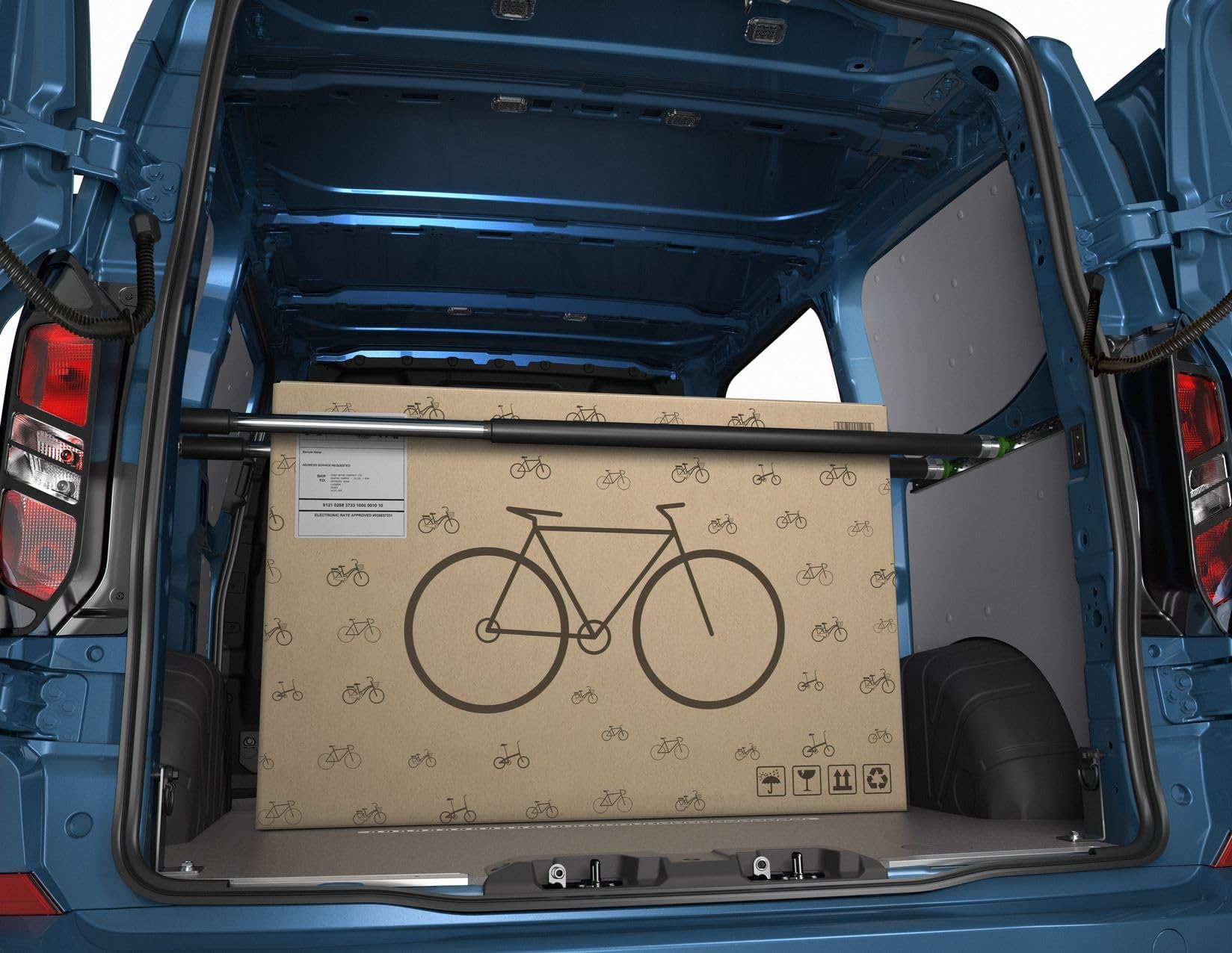 Ford Original Transit Custom ab 2023 Sperrstangen zur Ladungssicherung Aluminium - 2 STK