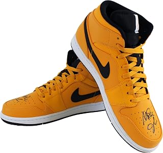 Lakers Magic Johnson Authentic Signed Air Jordan 1 Mid Shoes w/Box BAS Witness