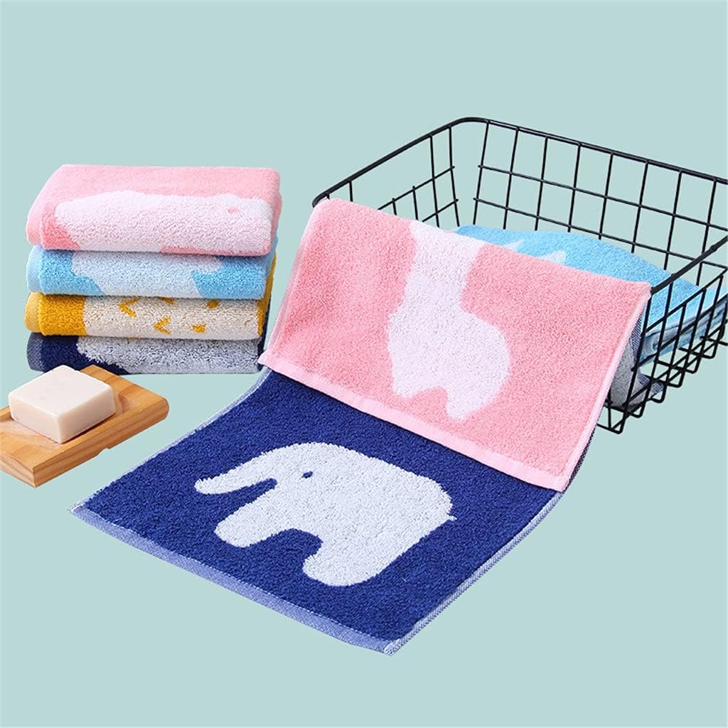 Children's Towel Face Wiping Towel Soft Absorbent Gift Embroidered Children's Small Towel (Color : D, Size : 50 * 26cm) (C 50 * 26cm)