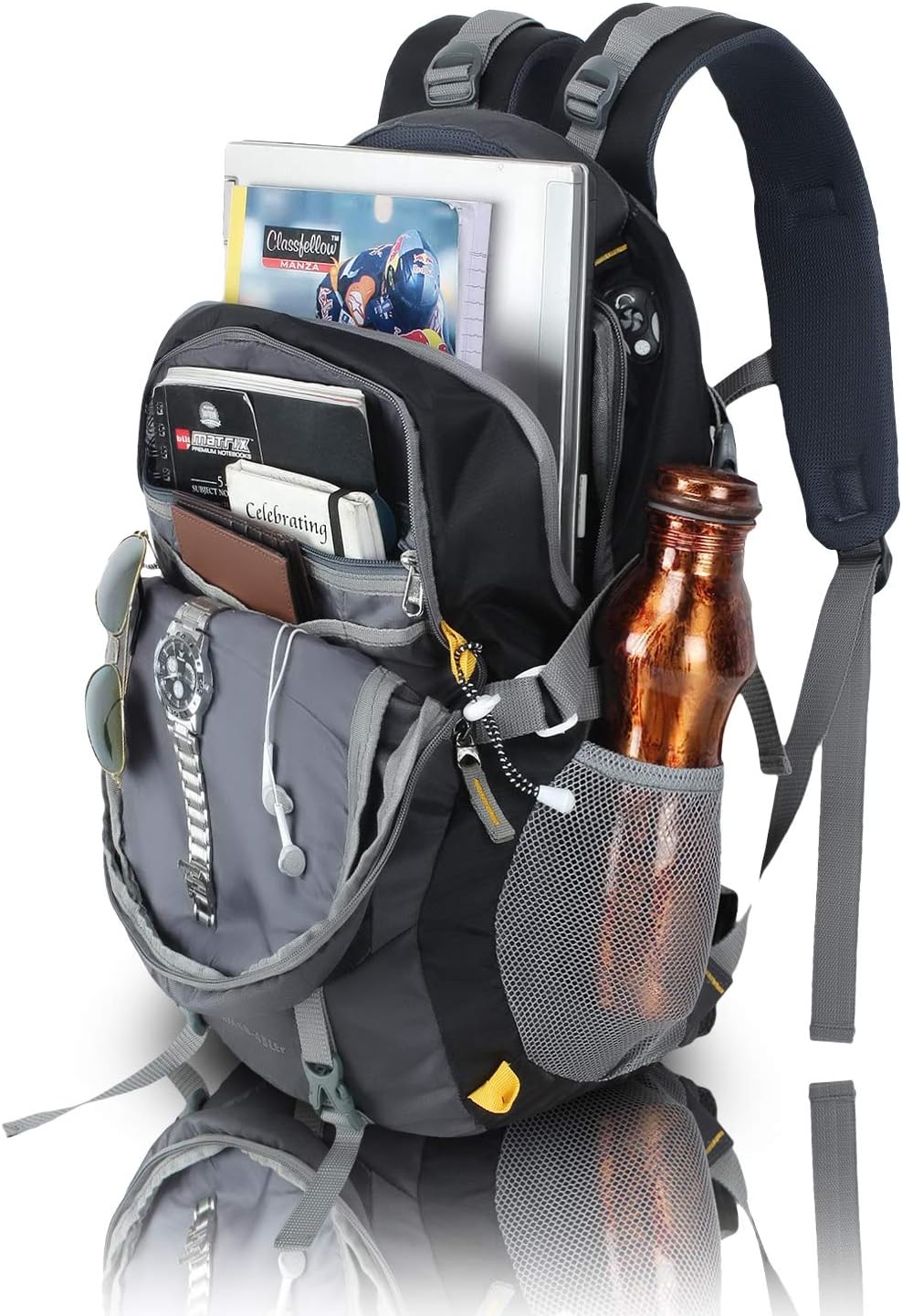 Unisex Hammer Nylon 45 L Travel Laptop Backpack Water Resistant Slim Durable Laptop Notebook