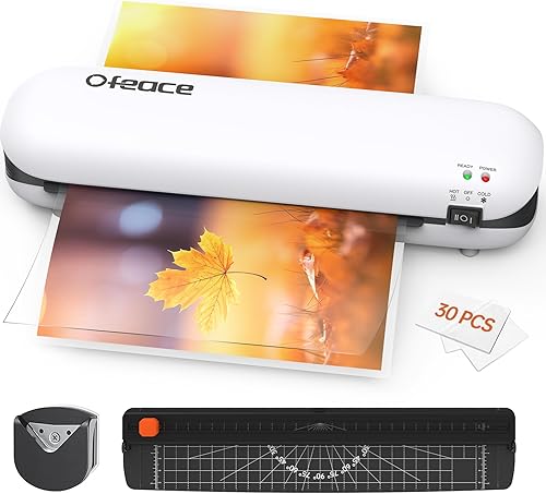 Laminadora, máquina laminadora A4 6 en 1, máquina de laminación calientefría de 9 pulgadas para uso en casa, escuela, oficina, máquina laminadora