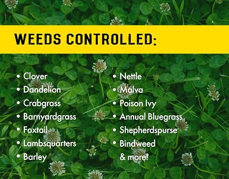 Liquid Harvest 24.5% Glufosinate Herbicide Gallon - Concentrate Makes 64 Gallons of Non-Selective Weed Killer for Grass, Broadleaf Weeds & Woody Plants Glyphosate-Free Weed Control