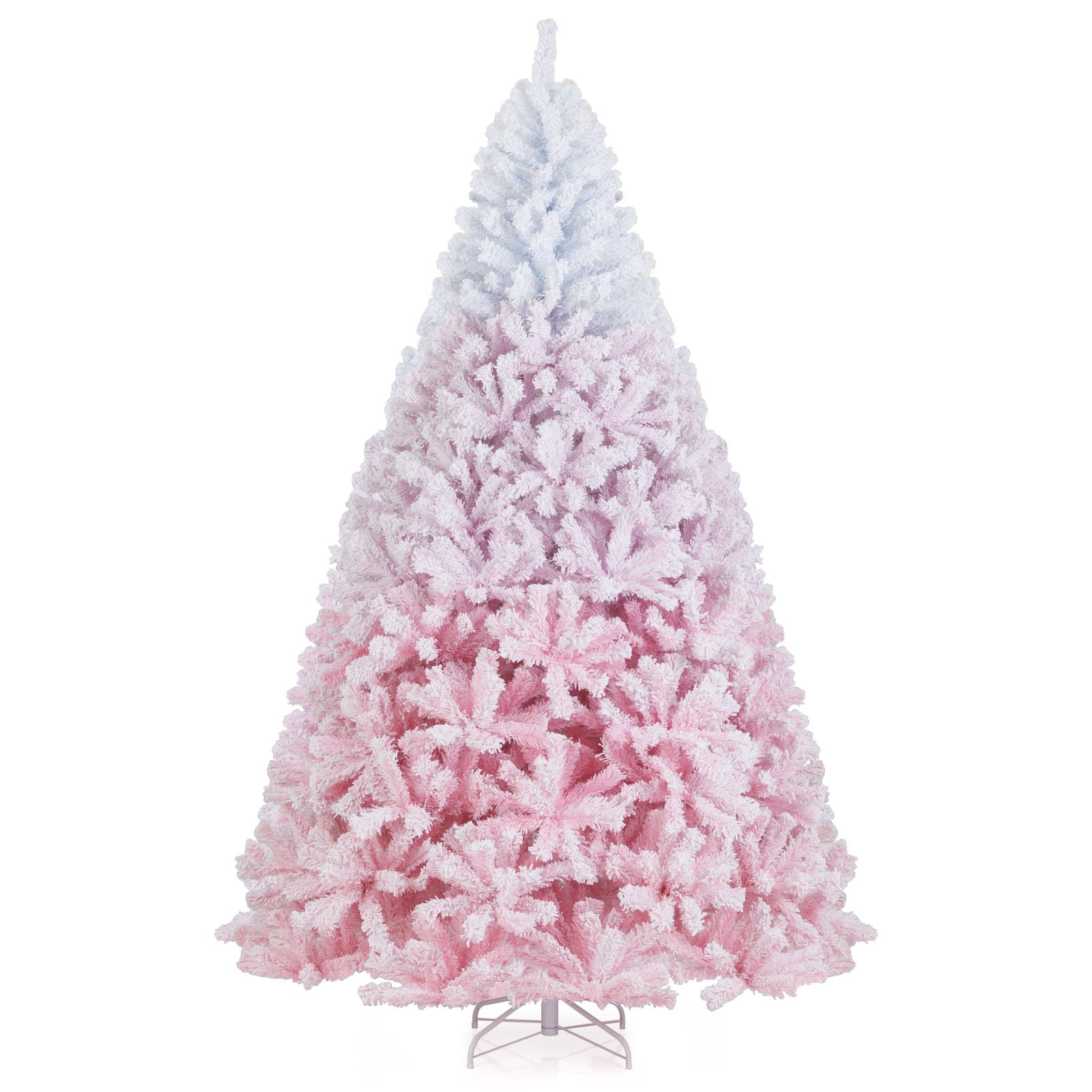 Goplus 8 FT Snow Flocked Christmas Tree